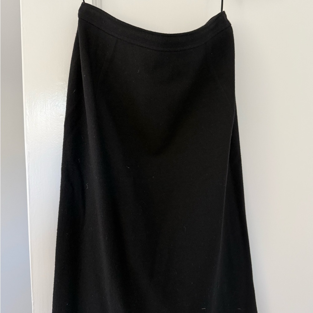 Givenchy Classic Black Midi Skirt